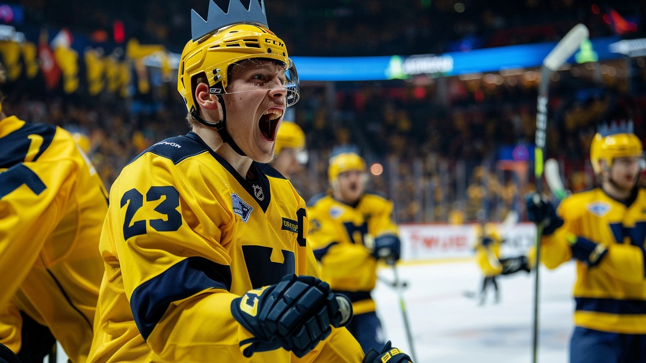 Швеция одержала потрясающую победу над Канадой в матче за бронзу на чемпионате мира 2024 по хоккею